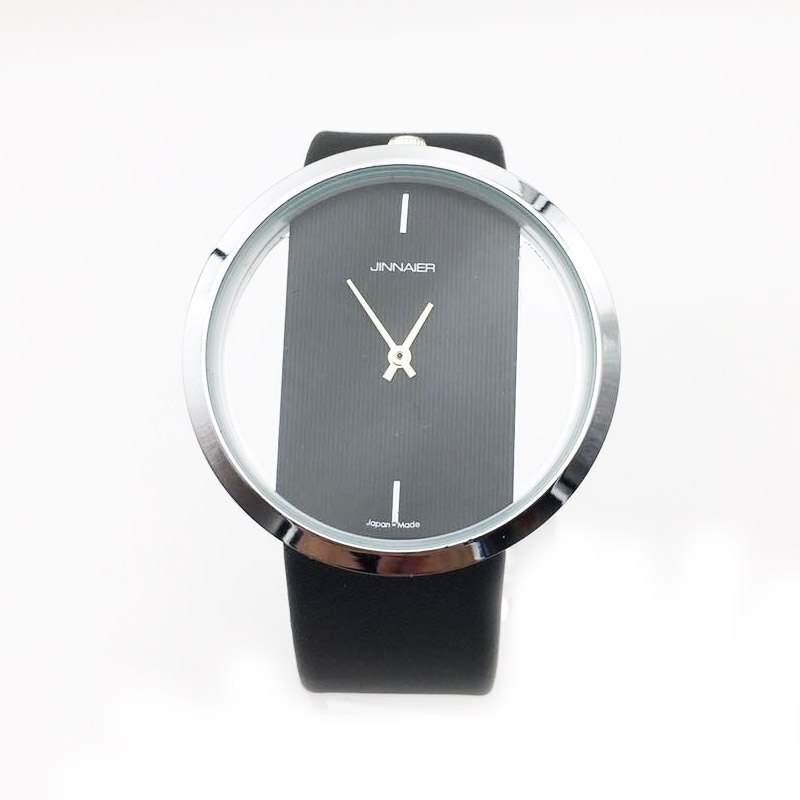 Ur kvinder luksus quartz simple armbåndsure til kvinder dame afslappet læderrem hult ur kvinde pige