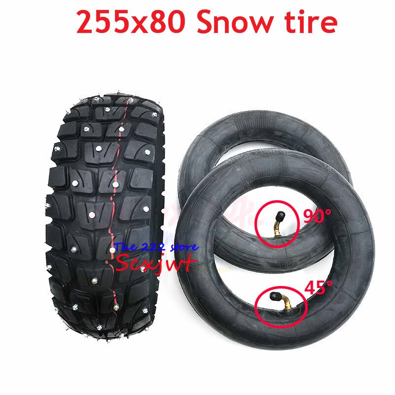 Neumático de nieve para patinete eléctrico, tubo interno de 10x3 pulgadas, para nieve todoterreno, Speedual Grace 10 Zero 10X 10x3,0 255x80