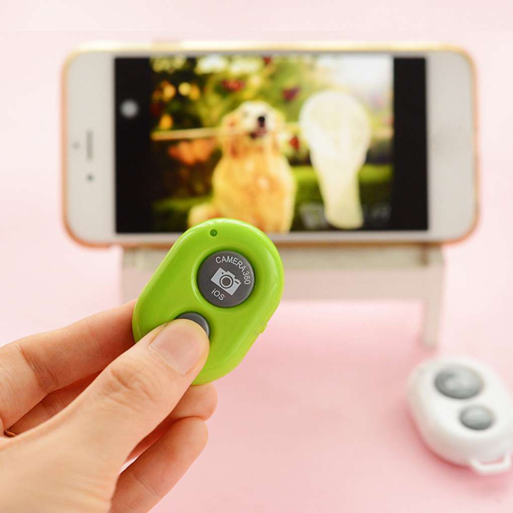 Bluetooth Pulsante di Scatto della Fotocamera Dello Smartphone Controller Adattatore Bluetooth Selfie Tasto del Telecomando per Xiaomi Huawei