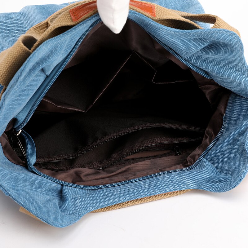 13 kleuren Mode Vrouwen Canvas Handtassen Messenger Tassen Vrouwelijke schoudertassen Dames Crossbody Tote Bag Bolsas