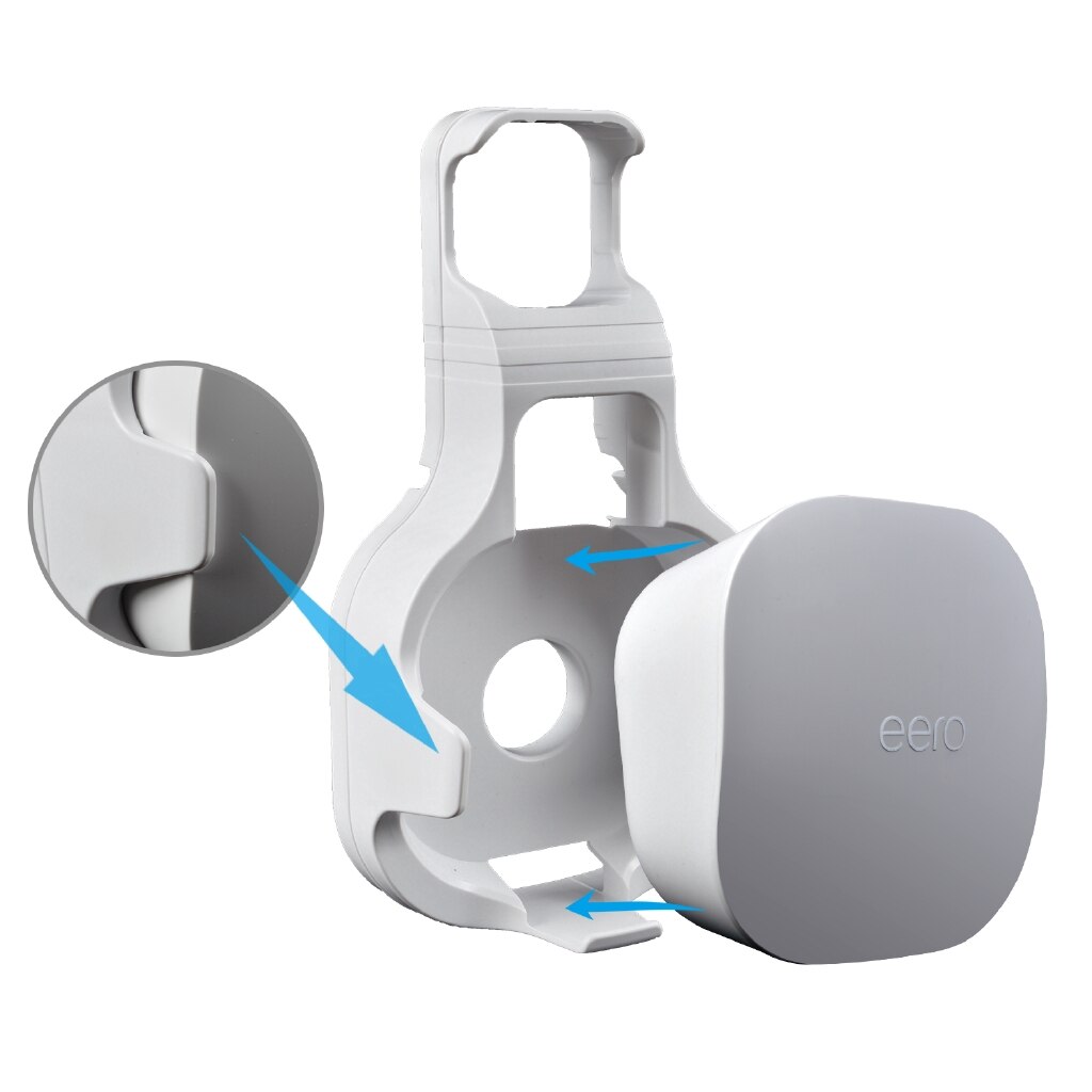 STANSTAR Wall Mount Brackets for EERO Mesh WiFi System,Simple and Useful ,Space Saving,Sturdy Wall Mount Holder