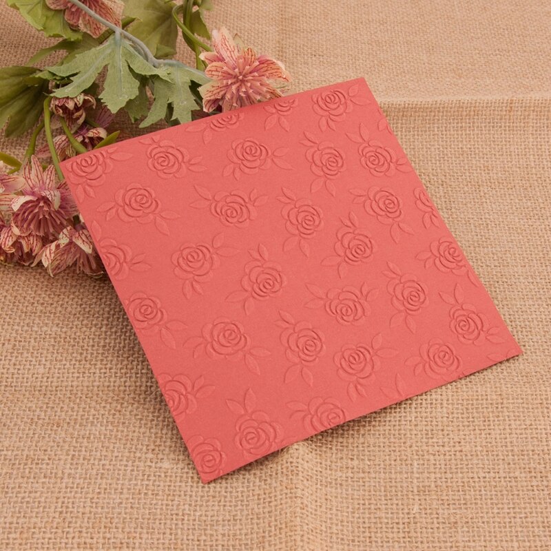 3D Flower Plastic Embossing Folder Stencil Template DIY Craft Making Pattern Background Paper Cards Scrapbooking Album Y5GB