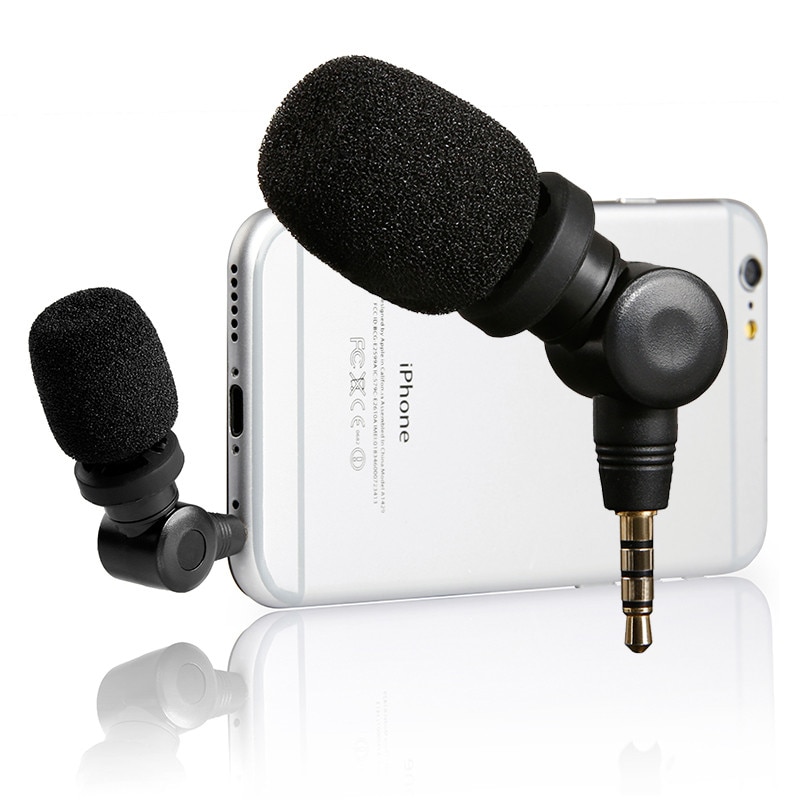 Saramonic SmartMic Flexibele Condensator Microfoon Mic w/Hoge Gevoeligheid voor IOS iPad iPhone 5/6/7 iPod touch Smartphone