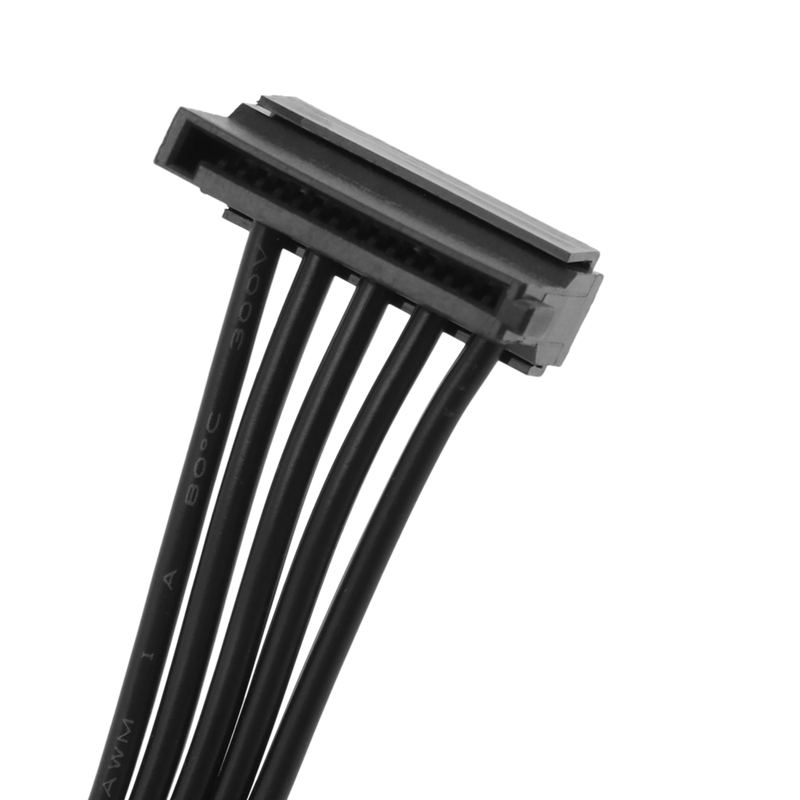 PCIe 6Pin Male to 4 SATA Power Supply Cable for Seasonic Focus+/ MK3/ FX/ P Series 850PX 750PX 650PX 550PX PSU