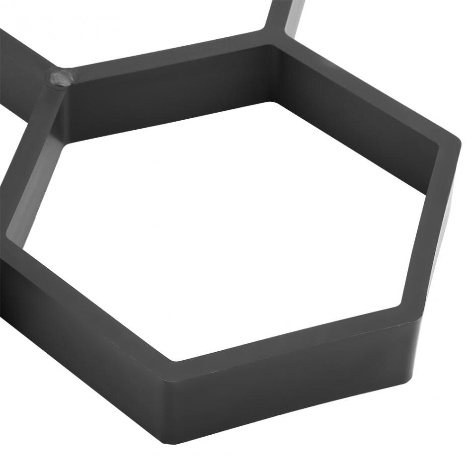 Brick Mold Bestrating Path Maker Tuingereedschap Hexagon Bestrating Beton Mold Diy Tool Abs Zwart Meer Exotische Mooier.