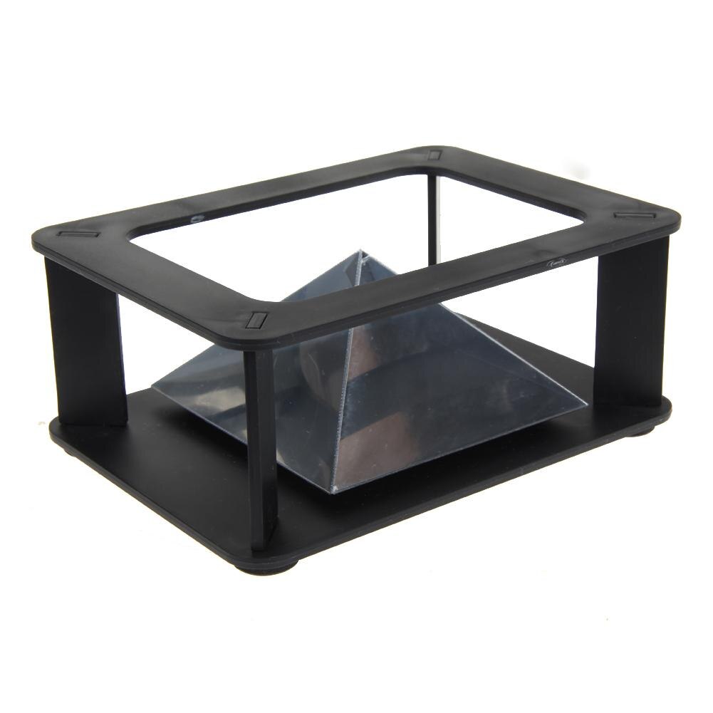 3D hologramme Type d'affichage intérieur Application projecteur pyramide hologramme affichage pyramide projecteur luxe vitrine pour Smartphone
