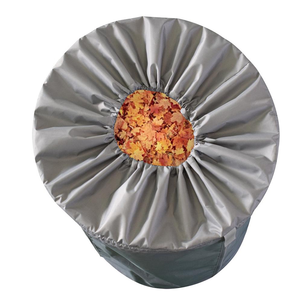 30L Garden Waste Bags Waterproof PE Coating Heavy Duty Clothing Bag Reusable Collapsible Yard Garage Waste Container/Leaves Bin