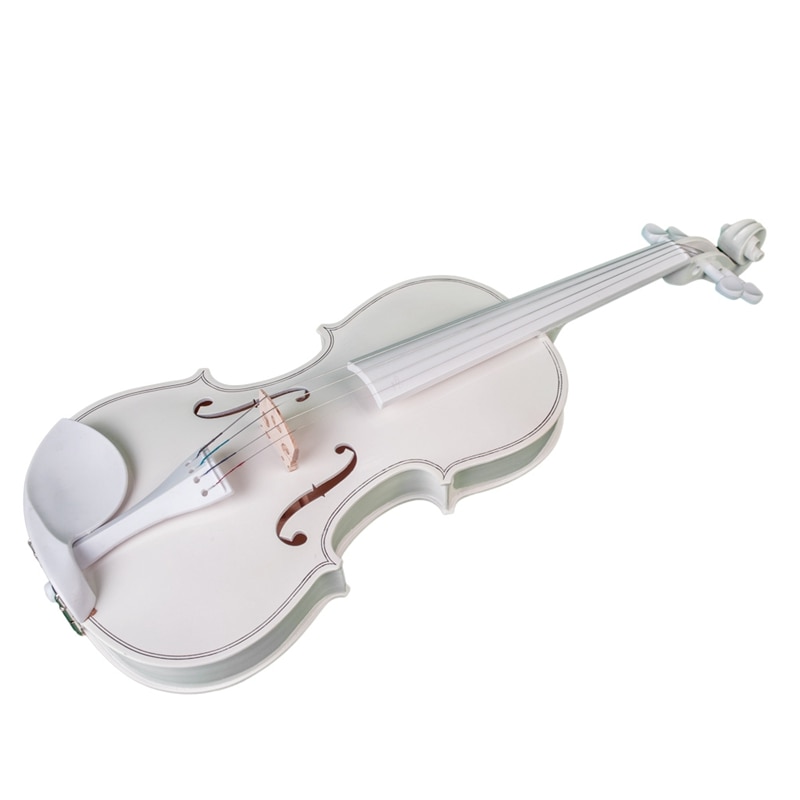 Student Violin 4/4 Full Size Violin Violin Set Child Beginner White Violin
