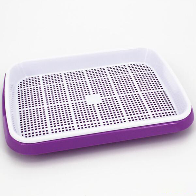 4 stuks dubbellaagse zaadontkiemingsbak hydrocultuurmand bloemen- en plantenontkiemingsbakdoos