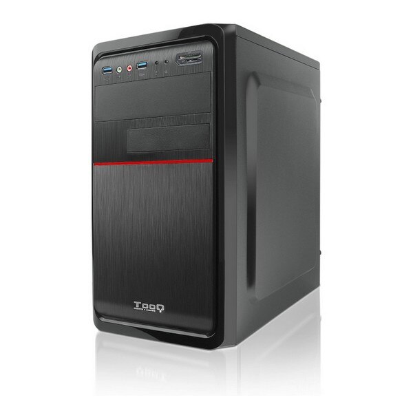 Boîtier PC Semi-Tour TOOQ TQC-5701U3C-B Noir - ATX/MicroATX/Mini-ITX - USB 3.0 - 9 Baies - Ventilation Optimisée