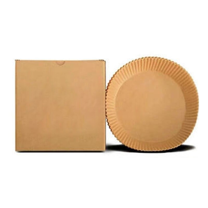 WANXIAO Ronde foliedienbladen, 50 stuks 15,5 cm wegwerpbare aluminiumfolieplaten, ronde tinfolie taartpannen, taartplaatfolie voor heteluchtfriteuses bakken koken opslag roosteren