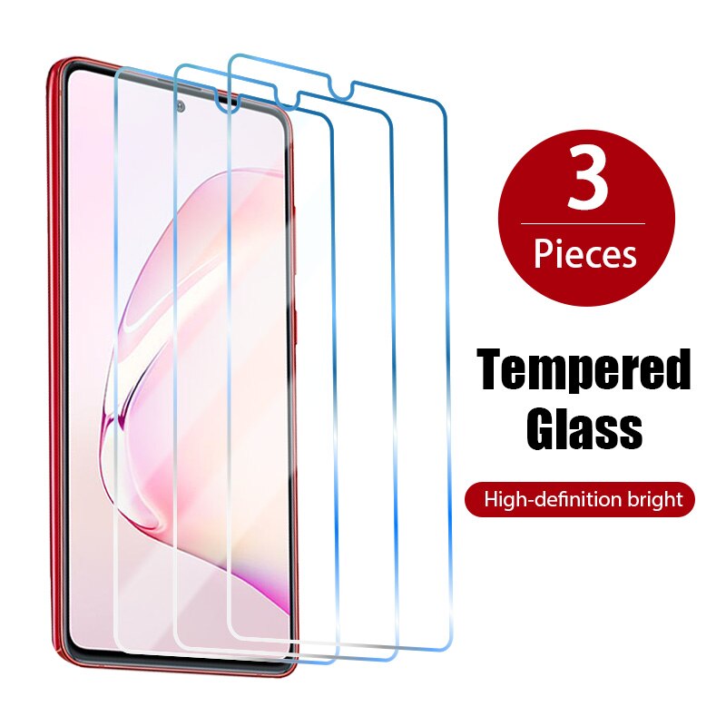 3PCS Screen Protector Glass for Samsung A10 A10e A20 A20e A30 A30S A40 A40S Protector Glass For Samsung A50 A50S A70 A70S Glass