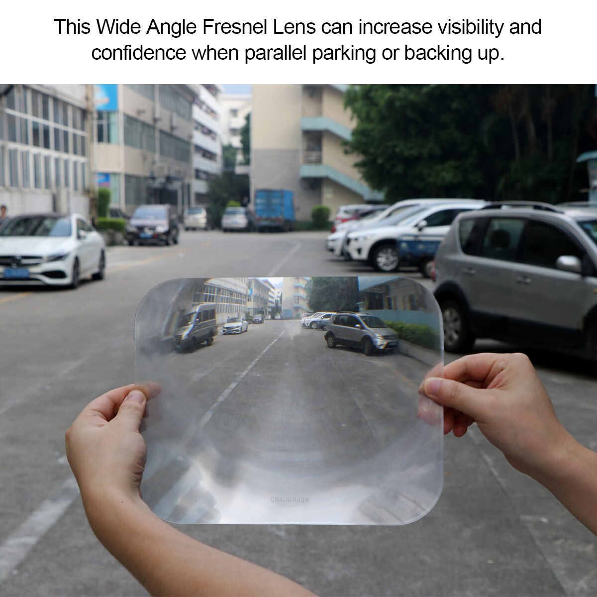 Car Reversing Wide-Angle Rear-View Mirror Fresnel Mirror 8 * 10 Inches Glass Pocket For Lens Reading