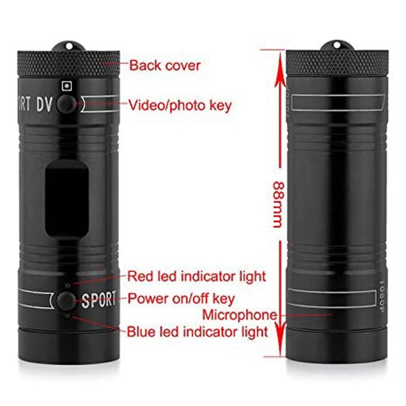 Full Hd 1080P Mini Sport Dv Camera Bike Motorcycle Helm Actie Dvr Video Camera Perfect Voor Outdoor Sport