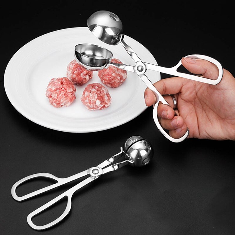Convenient Meatball Maker Stainless Steel DIY Fish Stuffed Meat Ball Machine Meat Cooking Kitchen Mold Tools