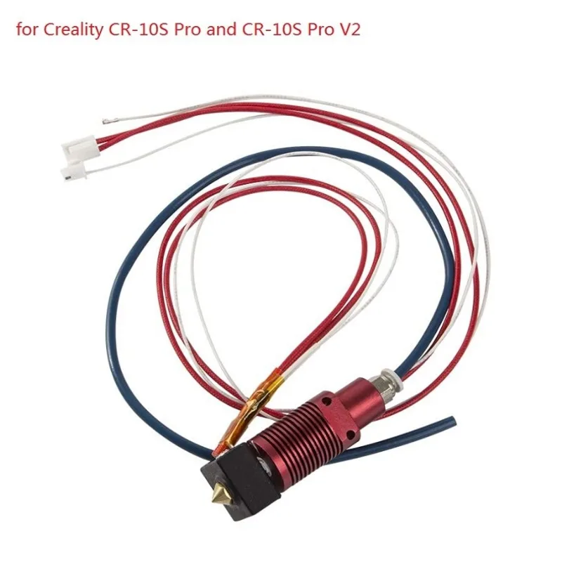 Creality CR-10S/Pro CR-10 MAX CR-10S pro V2 Upgrade-Hotend-Kit – verschleißfeste Messing-Düse mit 0,4 mm Durchmesser für 3D-Drucker