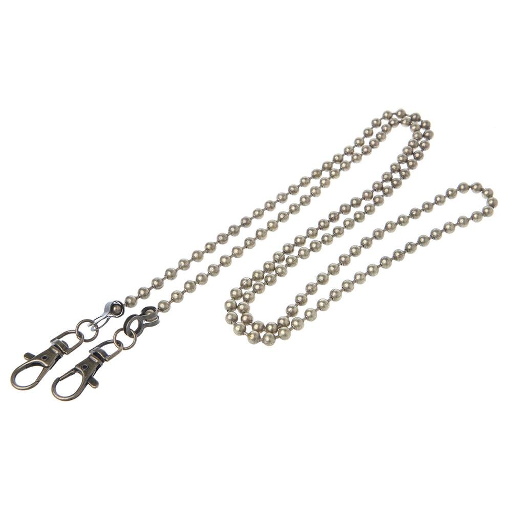 Thinkthendo Lange 120 Cm/50 Cm Luxe Mode Metalen Portemonnee Ketting Bandjes Handvat Schoudertas Cross Body Vervanging Handtas: 120cm-bronze