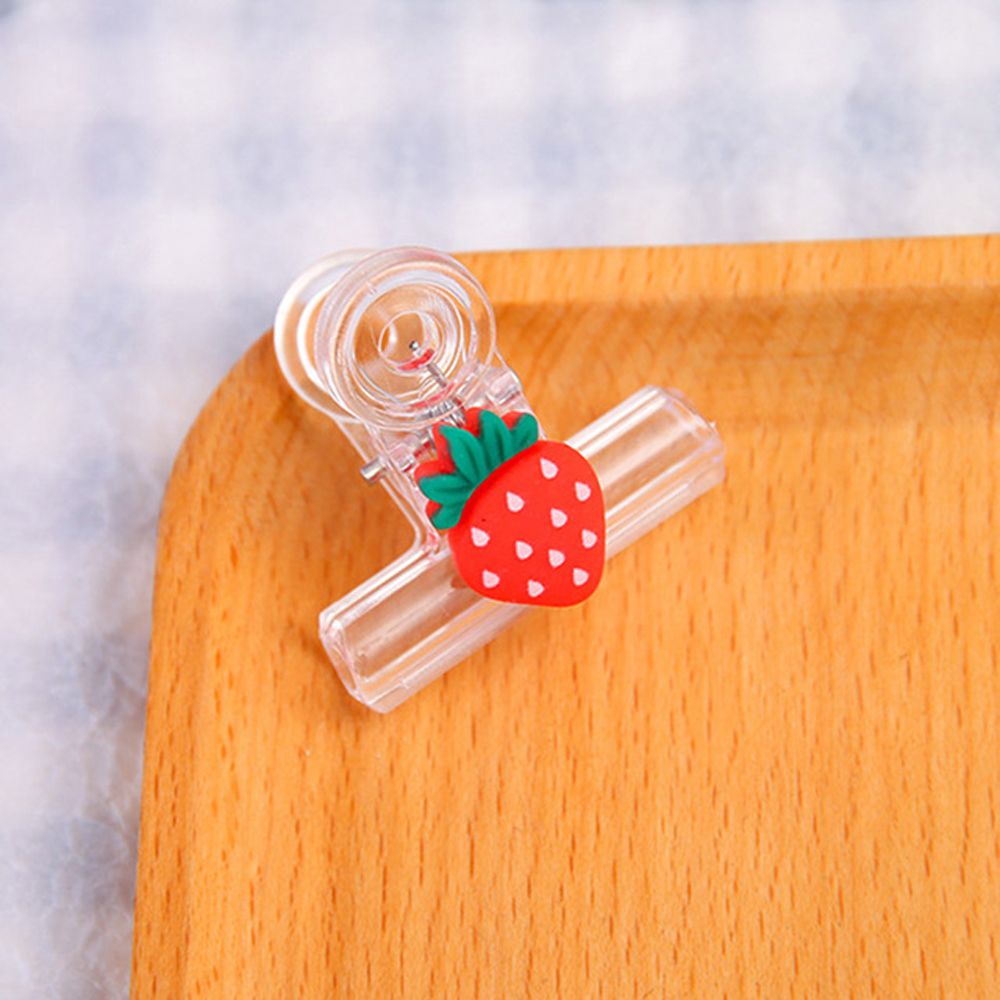 Plastic Index Klem Bindmiddel Clip Pagina Houder Cartoon Snacks Afdichting Clip Transparante Clip Paperclip Bindmiddel Clips: 09