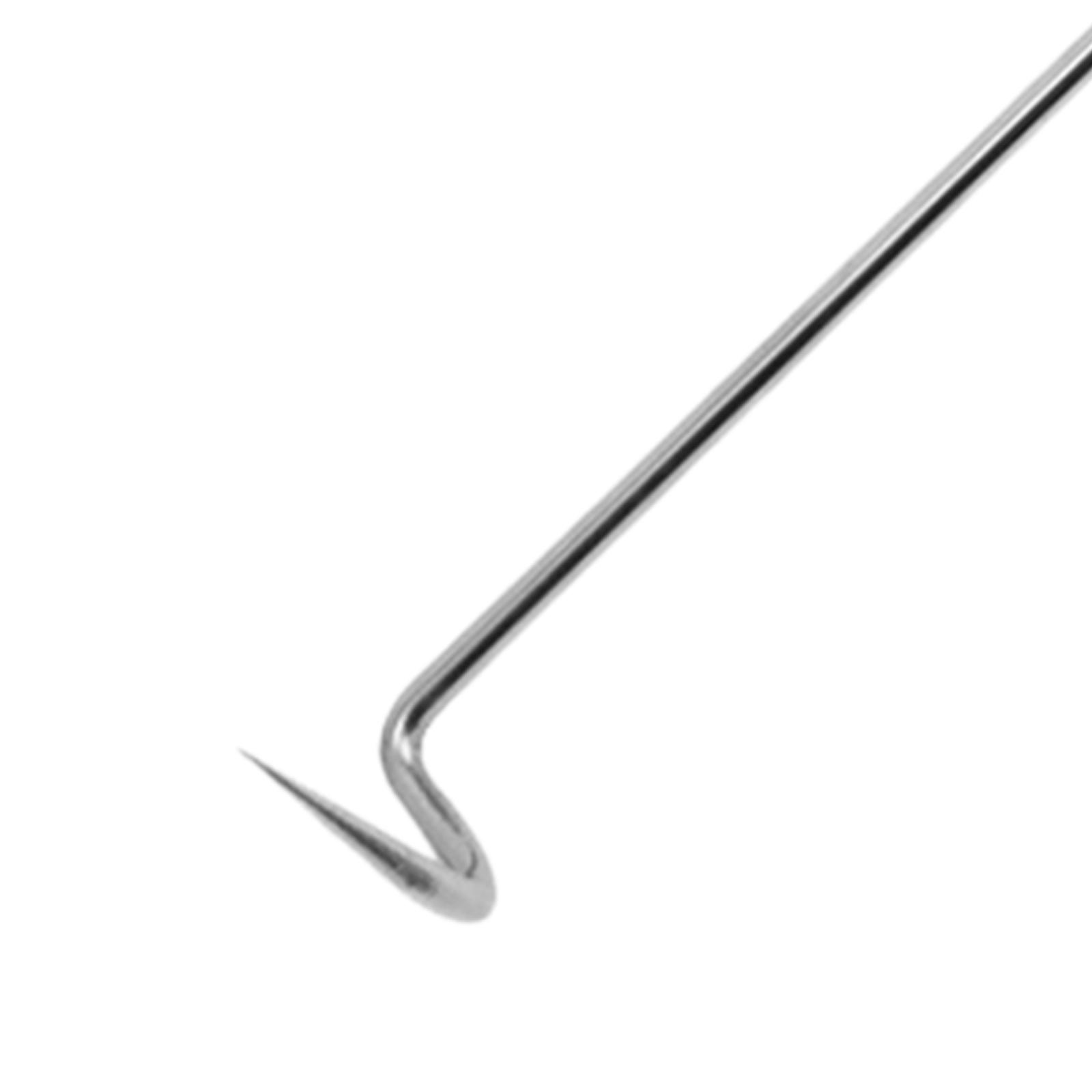 BBQ Meat Turner Hook Food Flipper Portable Meat Hook Barbecue Turner Hook for BBQ Grill Sausages Flipping Grilling Turning