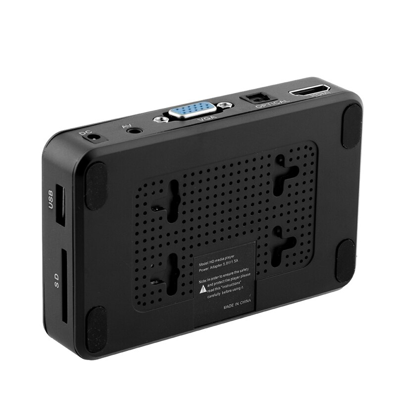 Digital Medien Spieler ,voll HD 1080P Multimedia-Spieler TV Kasten , HDMI VGA AV USB Festplatte U Disk SD/SDHC/MMC Karte