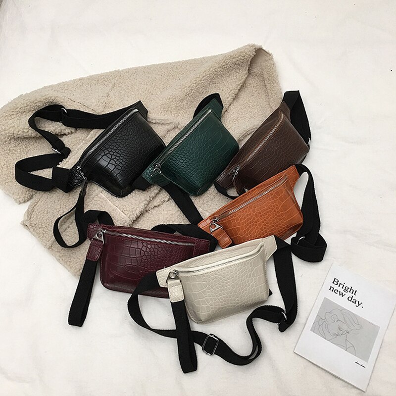 Borsa da donna borsa a tracolla Messenger in pelle di coccodrillo pochette borsa da donna in Pu borsa a tracolla moda marsupi borse marsupio