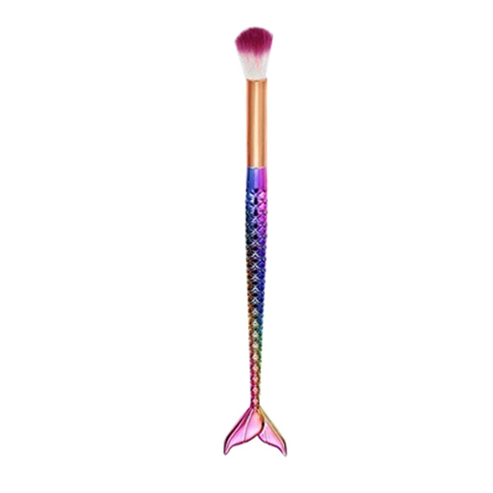 4*4*20 Cm 1 Pcs Fony Make Up Fan Blush Borstels Cosmetische Concealer Mermaid Borstel Maquiagem Borstels tool: L