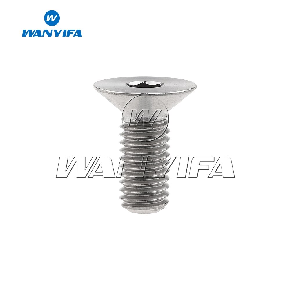 Titanium Bolt M8X15 20 25 30 35 40 45 50 60 65 80mm Countersunk Head for Bicycle Brake Cycling Motorcycle Modification Screw: M8x20mm