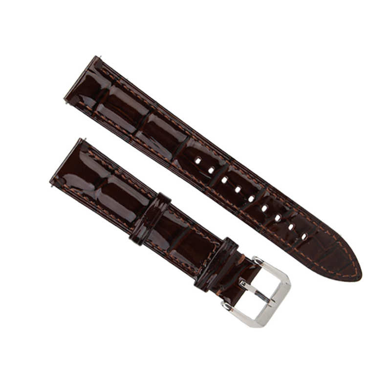 Unisex Adjustable PU Leather Watch Band Strap Watch Repair Replacement Part 18mm