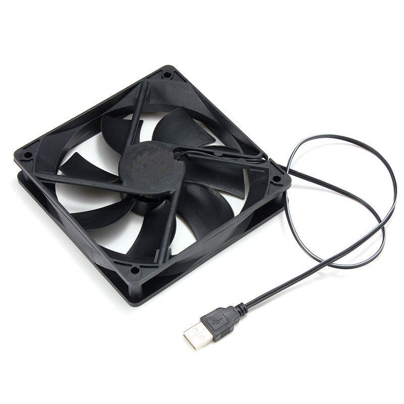 USB Cooler Cooling Fan 5V DC Brushless CPU PC Computer Case 120mm AS99