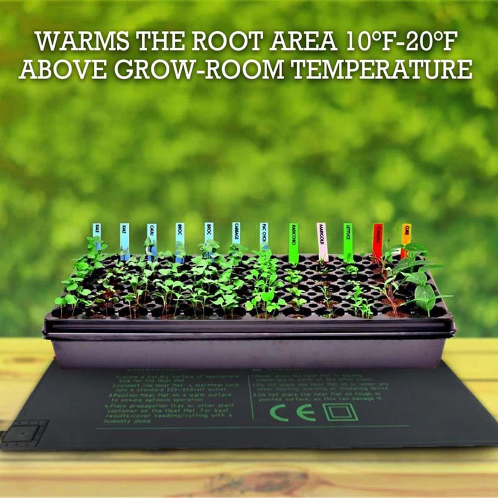 PVC Outdoor Heat Mat Plant Heater Waterproof Seedling Heat Mat Plant Heat Mat for Seed Germination Cloning Garden Supplies