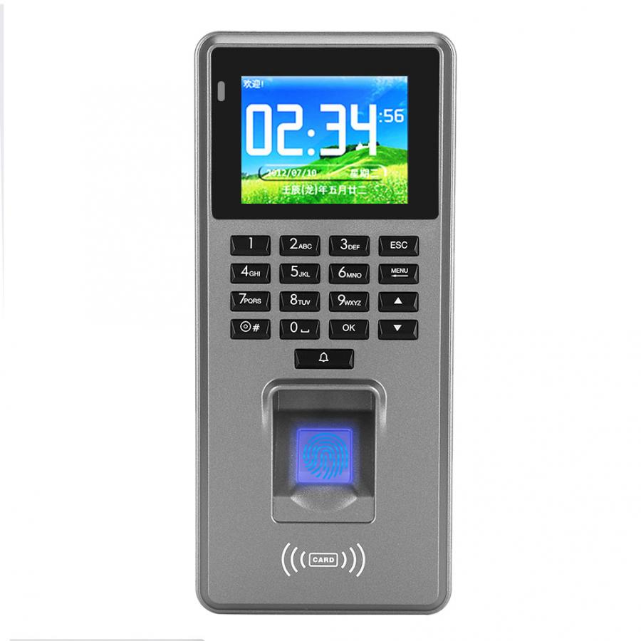 Sistema de Control de Acceso RFID para la máquina de asistencia de 125KHz TFT Wiegand 26 huellas dactilares contraseña