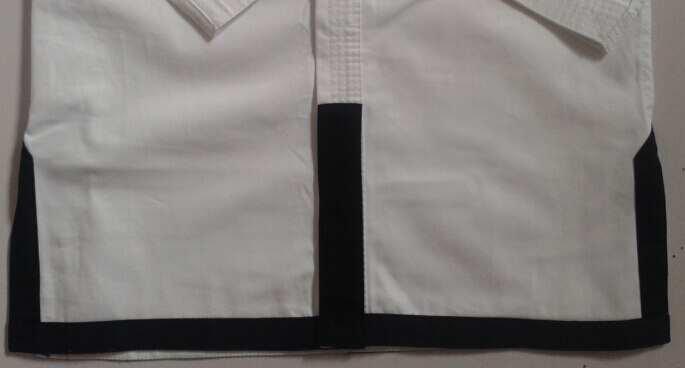 ITF Taekwondo Assistent Lehrer Uniform Dobok Mit 1 zu 3 Dan Rutschen