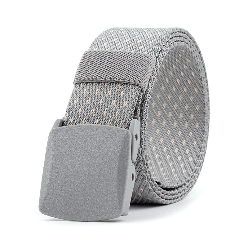 Plastic Platte Gesp Canvas Riem Anti Metalen Aller... – Grandado