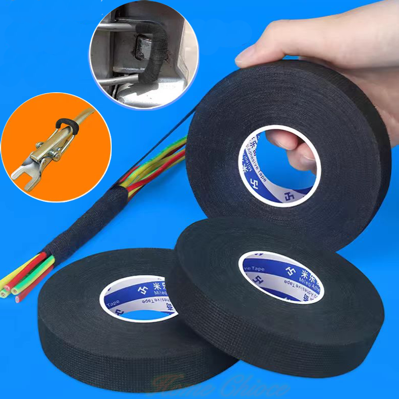 Electrical Tape Heat Resistant Harness Tape Insulation Automotive Fabric Cloth Tape Waterproof Noise Resistance Adhesives Tape