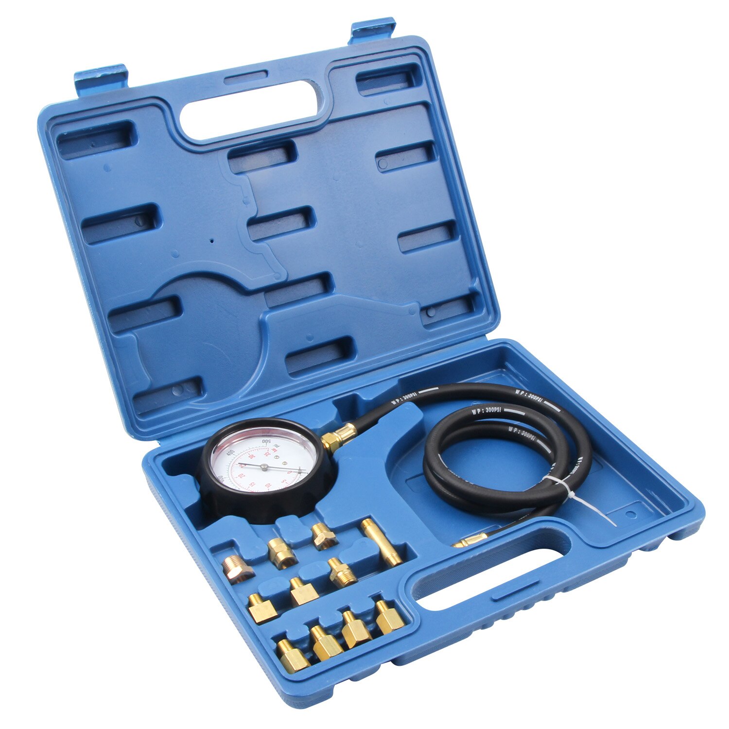 12pcs Engine Oil Pressure Tester Gauge Compression Tester Engine Cylinder Oil Pressure Diagnostic Tester Tool