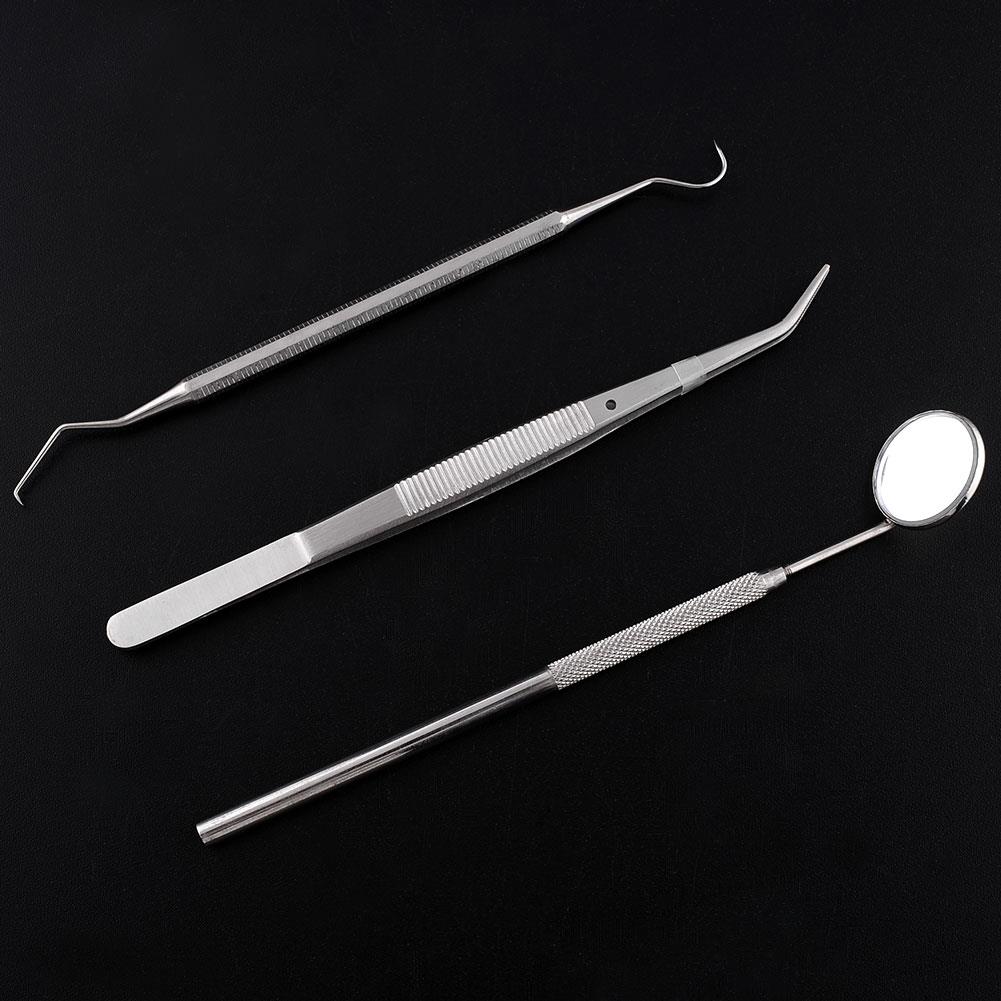 Raspador de calculadora de sarro Dental y juego de herramientas de escarificador de espejo Dental