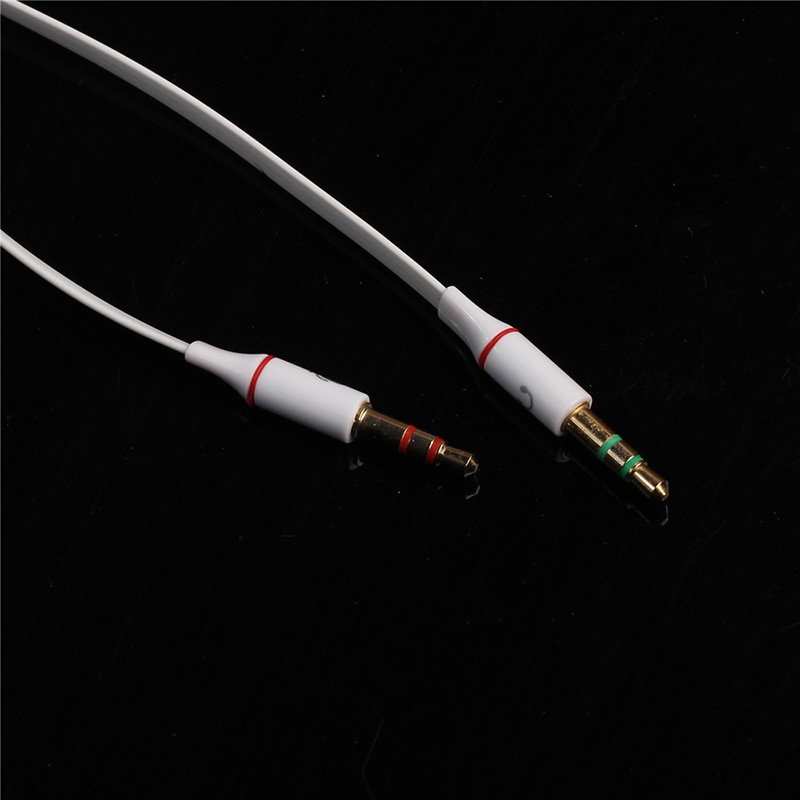 3.5mm Jack Microphone Headset Audio Splitter Cable Female To 2 Male Headphone Mic Aux Extension Cables For Phone Computer