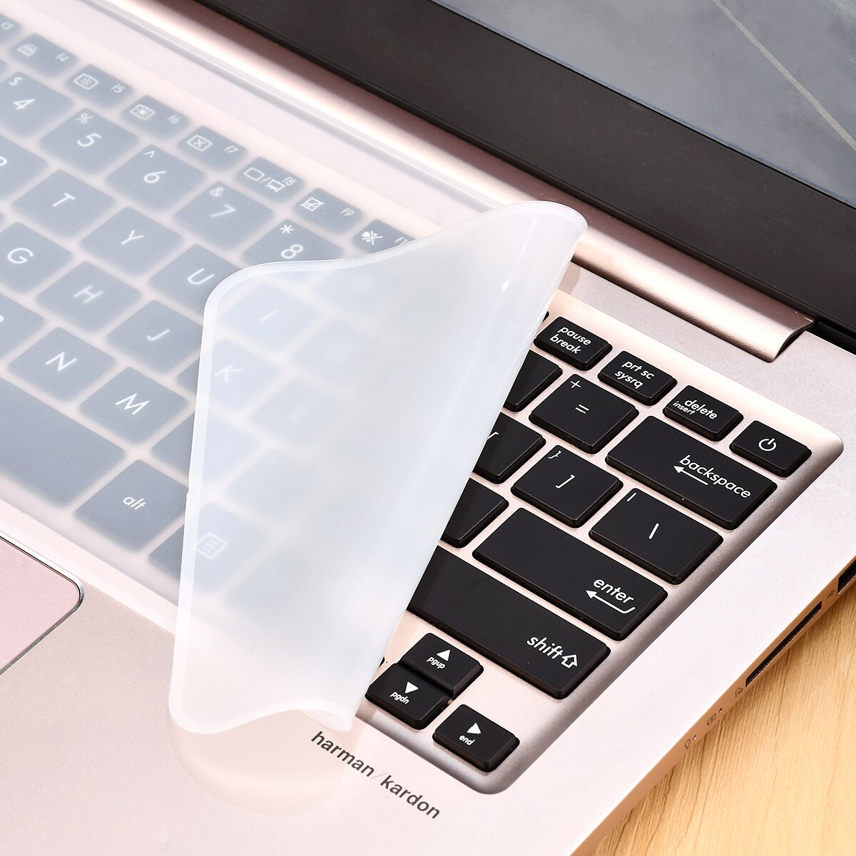 Waterproof Laptop Keyboard Cover Laptop Keyboard Protective Film 13-17 Notebook Keyboard Cover Dustproof Silicone Protector Film