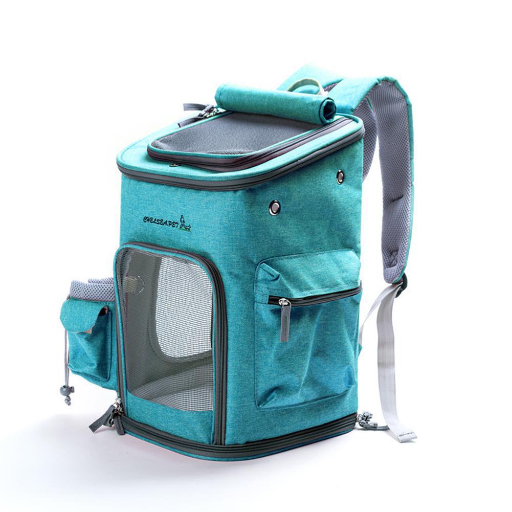 Outdoor Opvouwbare Draagbare Rugzak voor Katten Honden Ademend Huisdier Draagtas voor Fietsen Reizen Wandelen