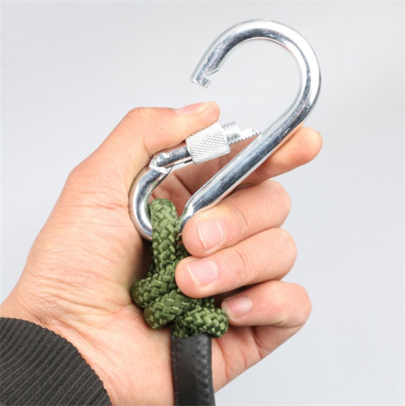 Outdoor Camping Rock Climbing Rope 8mm Fire Escape Safety Static Rope Wall Tree Climbing Rope Stronger with steel wire