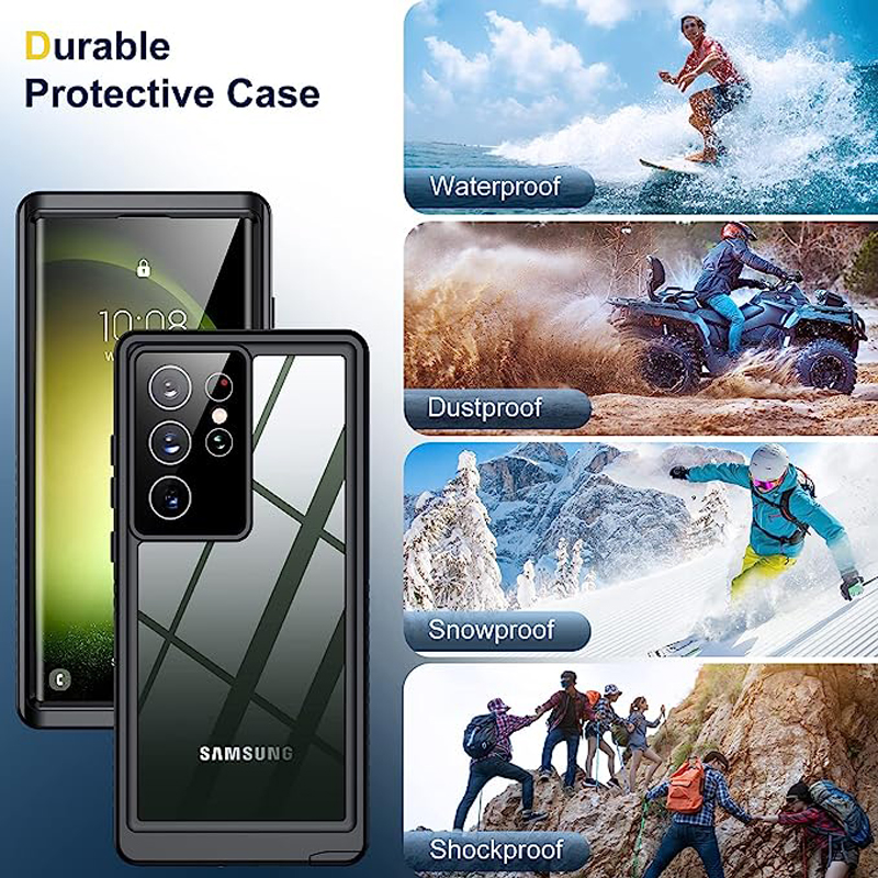IP68 Shellbox Waterproof Case For Samsung Galaxy A16 A26 A35 A15 A52 A53 A25 A54 A55 4G 5G Aluminum Swimming Phone Luxury Cover