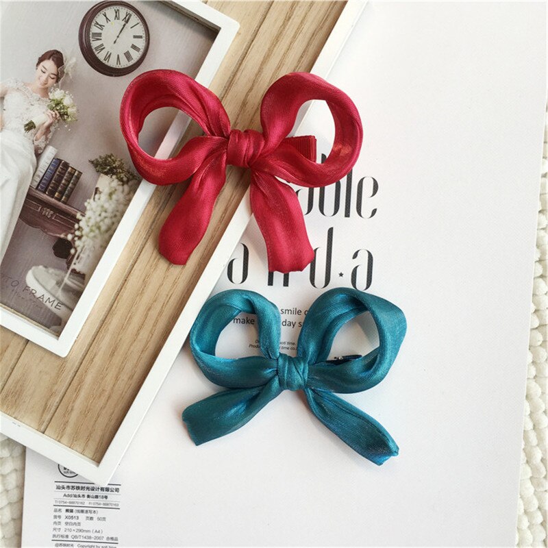 EnkeliBB de 10*7cm pasadores de pelo para bebés y niñas de con moño Clips para el pelo para niñas de estilo dulce para niños todos los accesorios