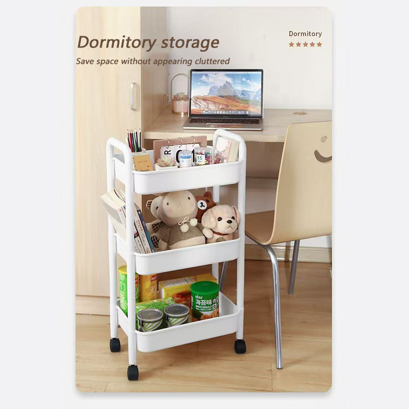 Trolley Rack Kitchen Floor Bedroom Multi-Layer Baby Snacks Mobile Bathroom Bathroom Storage Storage Rack