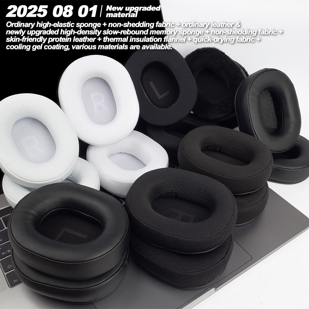 Replacement Foam Ear Pads for MCHOSE V9 S9 PRO,V9 PRO S9 PRO mchose x9 Headphones memory foam Earpads Protein Leather