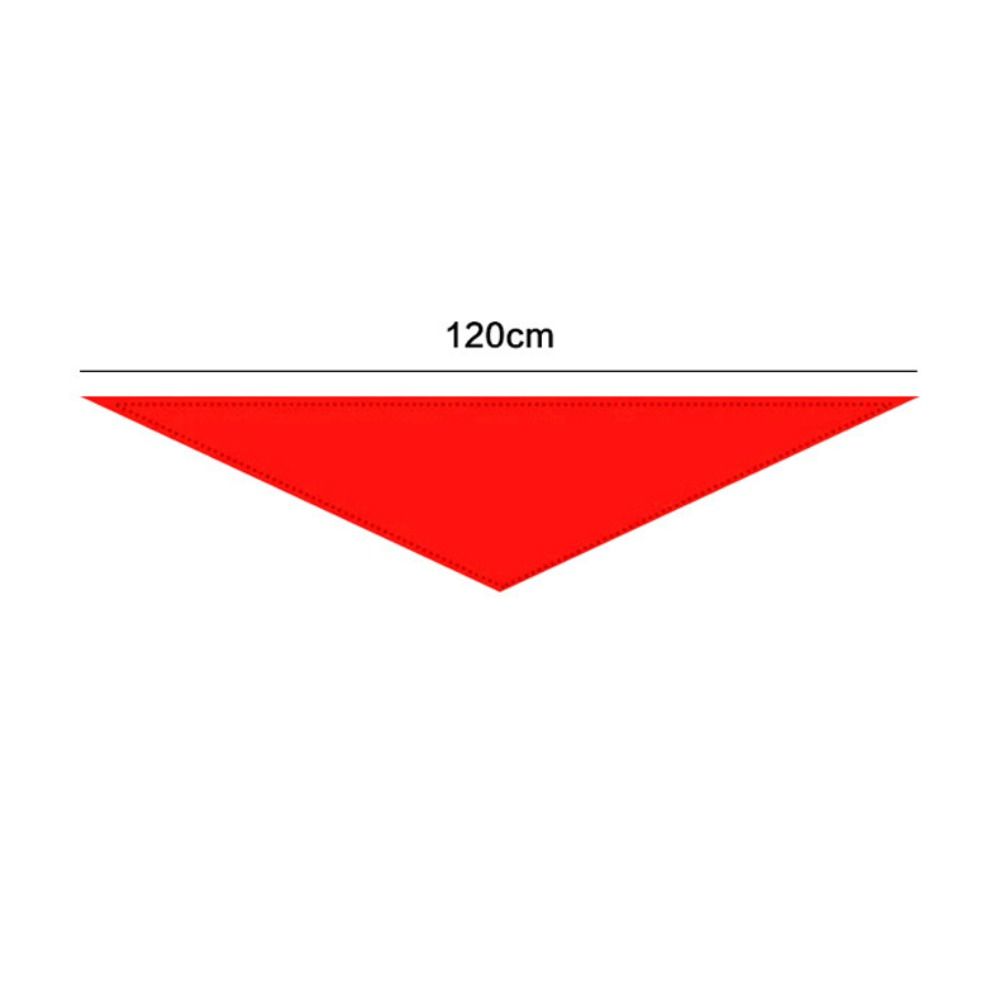 Bufanda de toalla triangular de estilo clásico de China, bufanda roja de algodón de 120cm, suministros escolares, gargantilla de corbata roja, bufandas de pionero joven,