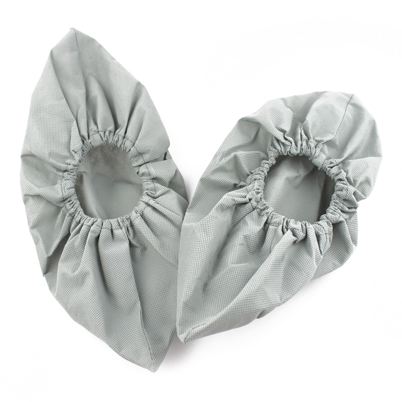 1 Paar Unisex Herbruikbare Schoen Cover Antislip Schoen Cover Huishoudelijke Dikke Wasbare Schoenen Covers Non-Wegwerp Voeten cover Overschoenen: grey