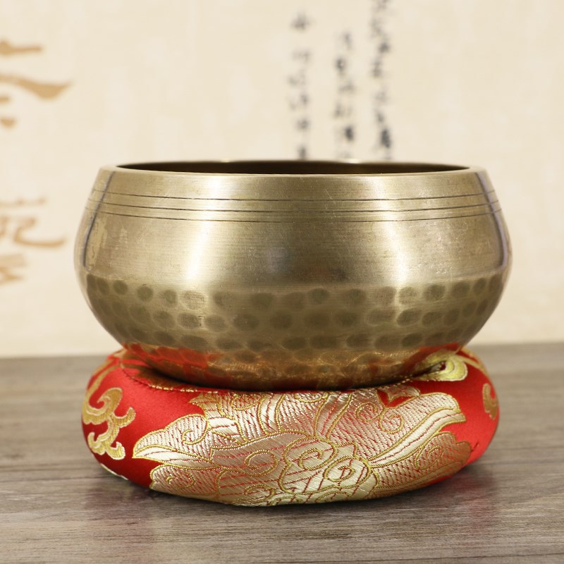 Tibetan Buddhism Singing Bowl Hand Hammered Yoga Copper Chakra Meditation Gift Religion Belief Buddhist supplies Home Decoration main image 1
