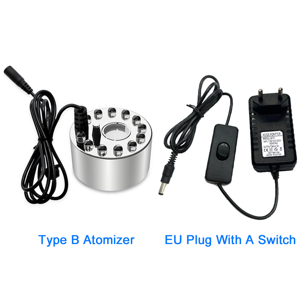 110V 220V Ultrasone Mist Maker Fogger Aquarium Verneveling Apparaat Luchtbevochtiger Hydrocultuur Vernevelaar Fontein Vijver verstuiver