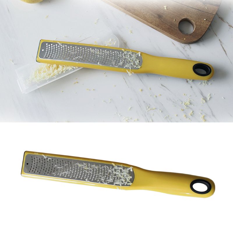 Multifunction Durable Cheese Grater Stainless Steel for Cheese Lemon Ginger 449C