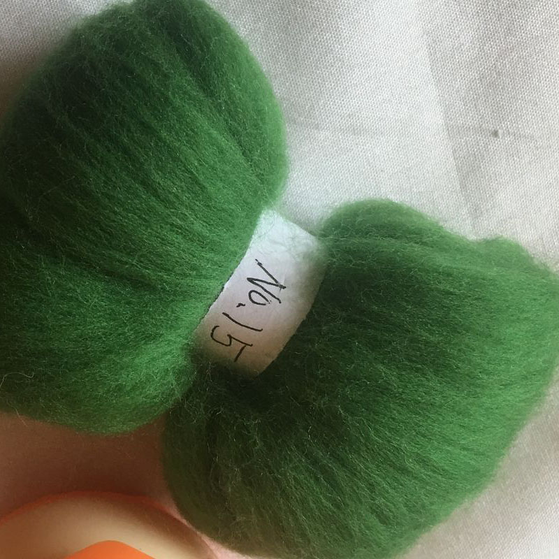 WFPFBEC 70 s Australië GEKAMD 100% WOL fiber merino diy wol voor neddles vilten 50g 100g NR 15